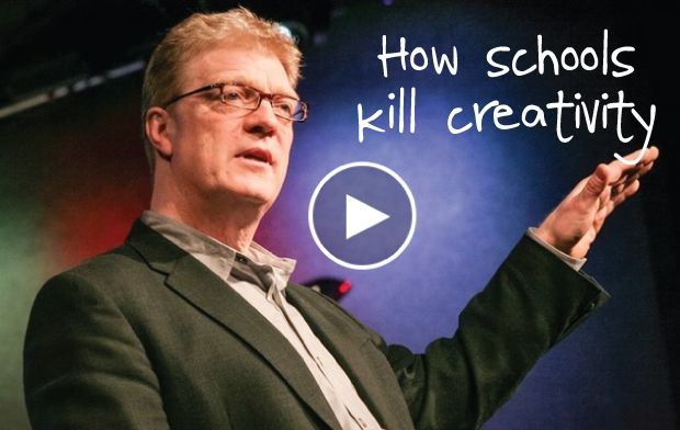 in the number one most viewed ted talk of all time sir ken robinson