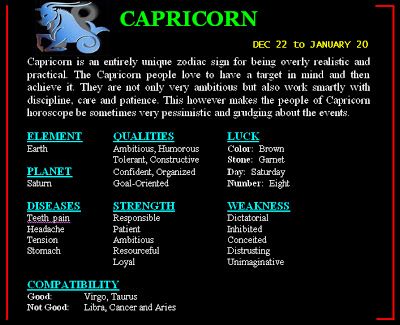 Capricorn Daily Horoscope