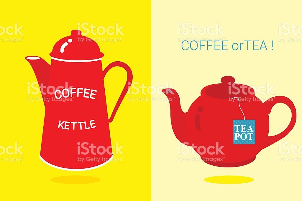 Red Tea, Yellow Background, Istock, Kettle, Tea Pots, Display, Coffee, Floor Space, Kaffee