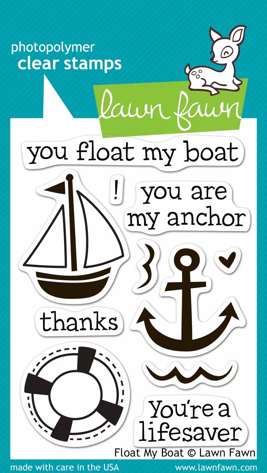 Hero Arts Stamp /& Cut Anchor Clear Stamp Die Set Nautical Boat Ocean Sea Water