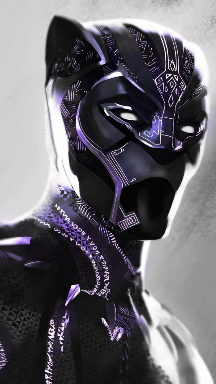 Black Panther Vibranium Suit iPhone Wallpaper - iPhone Wallpapers
