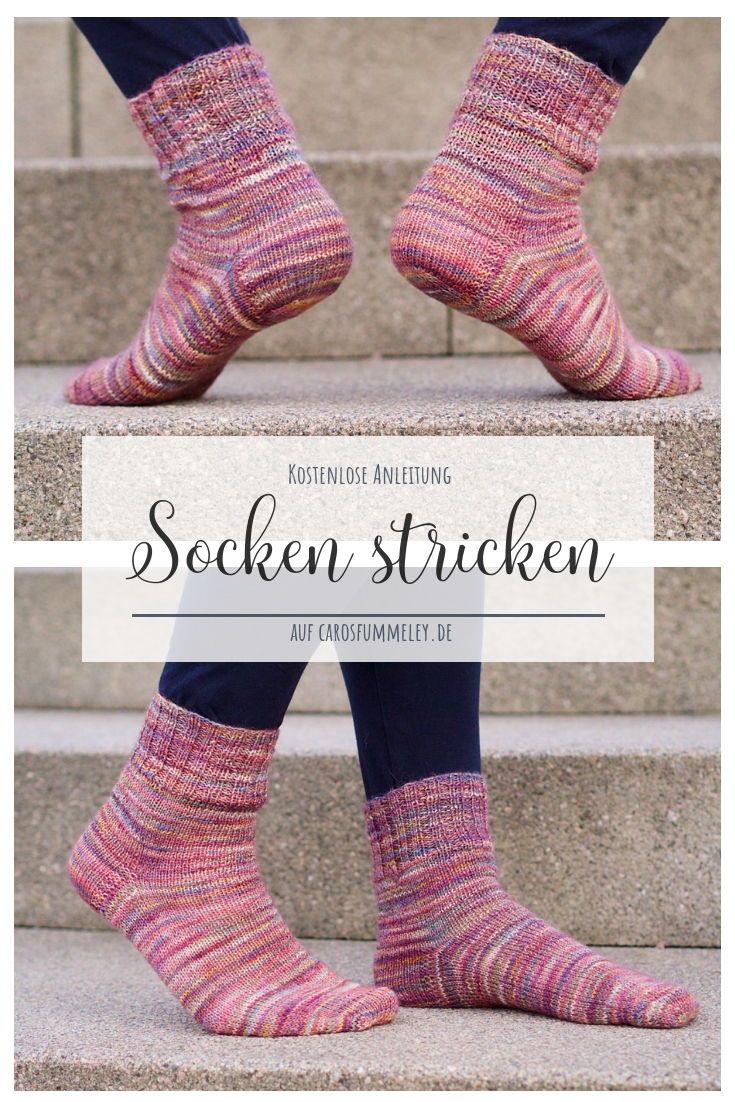 Stino Socken stricken - Kostenlose Anleitung – Caros Fummeley