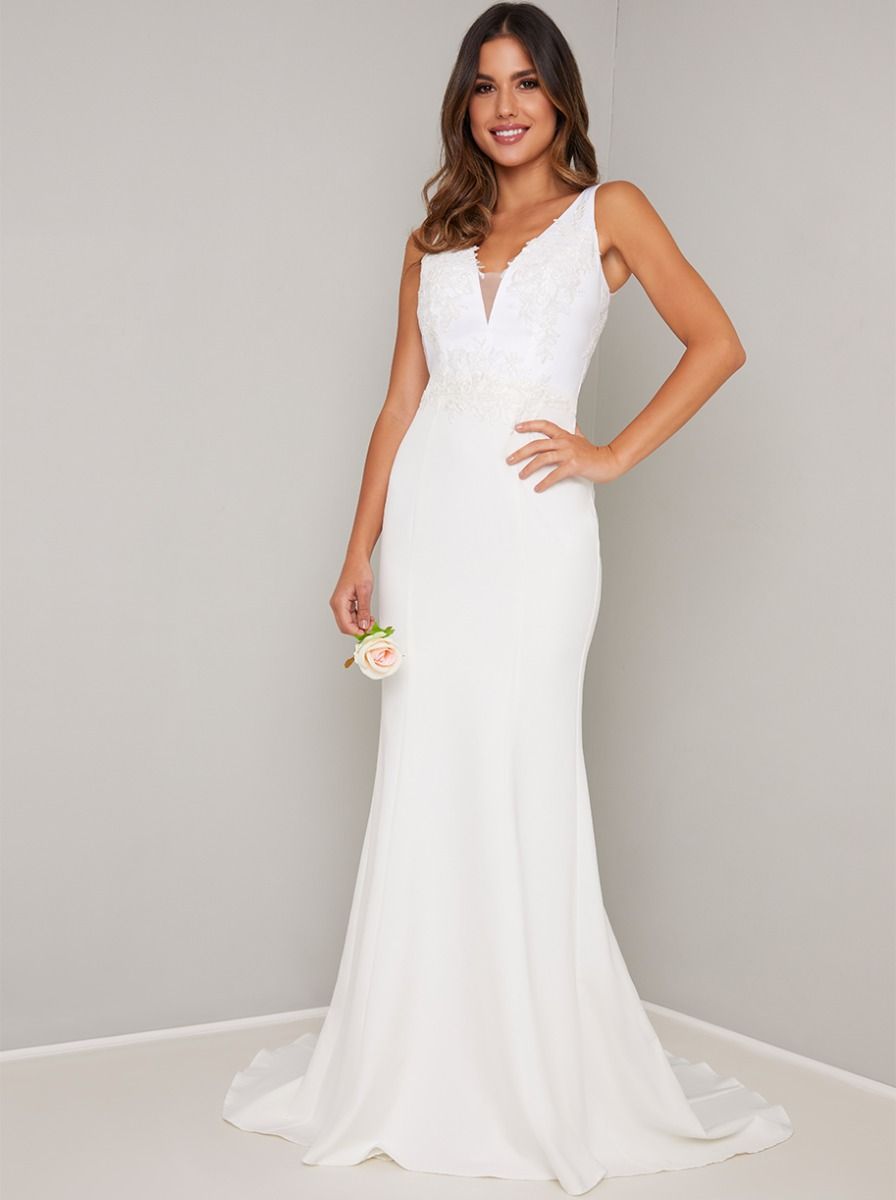 Chi Chi Bridal Fern Dress Cheap wedding dress, Wedding