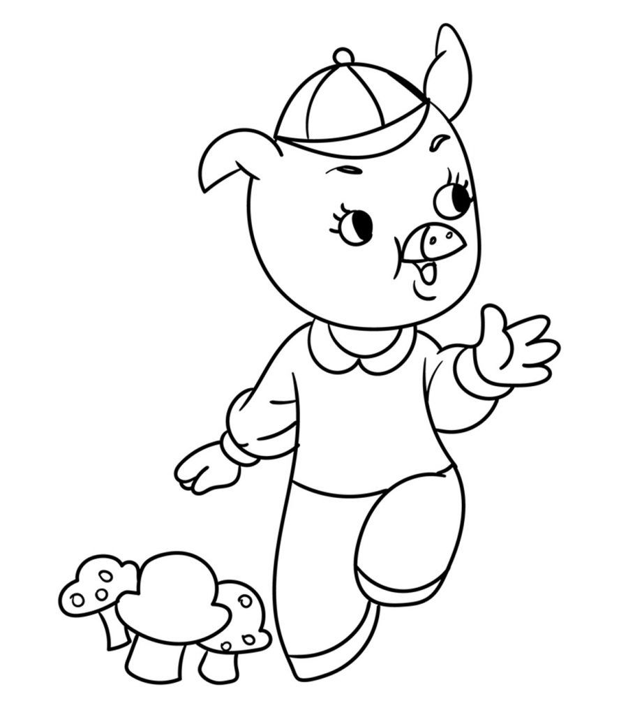 Top 10 Free Printable Three Little Pigs Coloring Pages Online | Bear