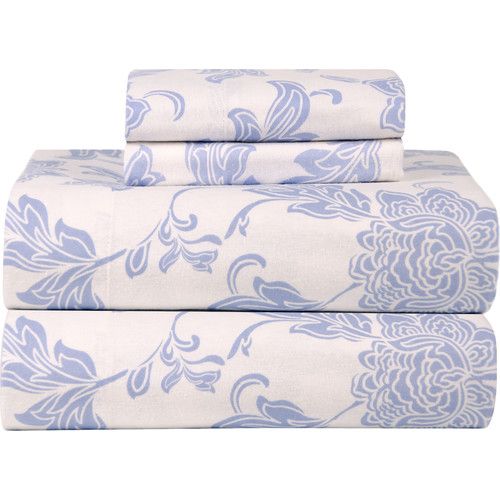 celeste home ultra soft flannel sheet set in blue ivory blue wayfair sheets full