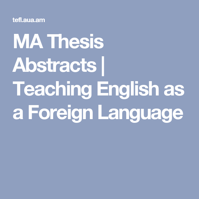 topics for ma thesis in english translation