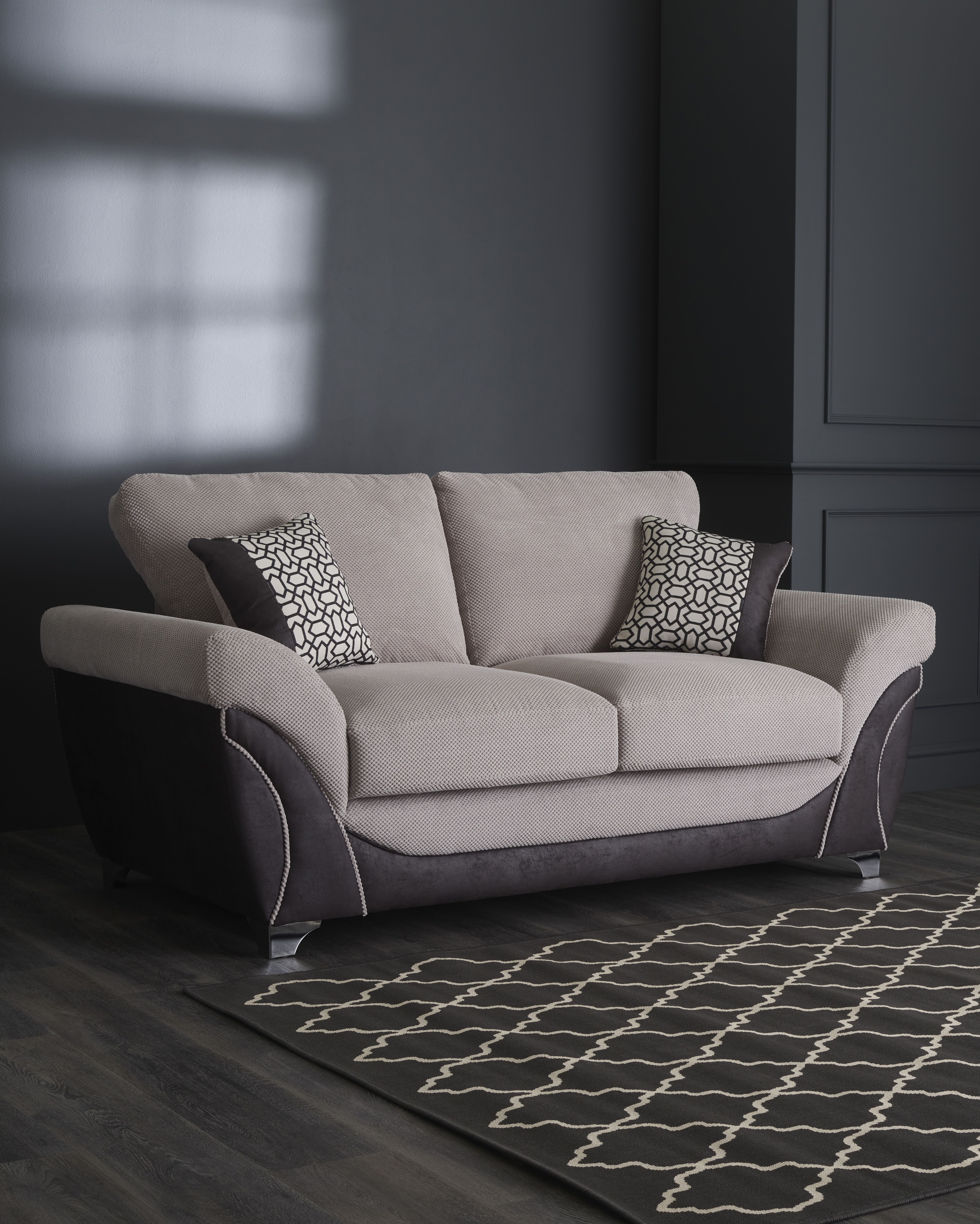 Ash Fabric Sofas Chaise Sofa Bed Dream Sofas Range Oak Furnitureland In 2020 Chaise Sofa Sofa Bed Fabric Sofa