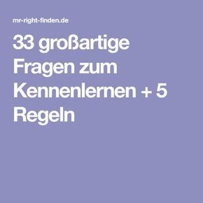 5 fragen zum kennenlernen