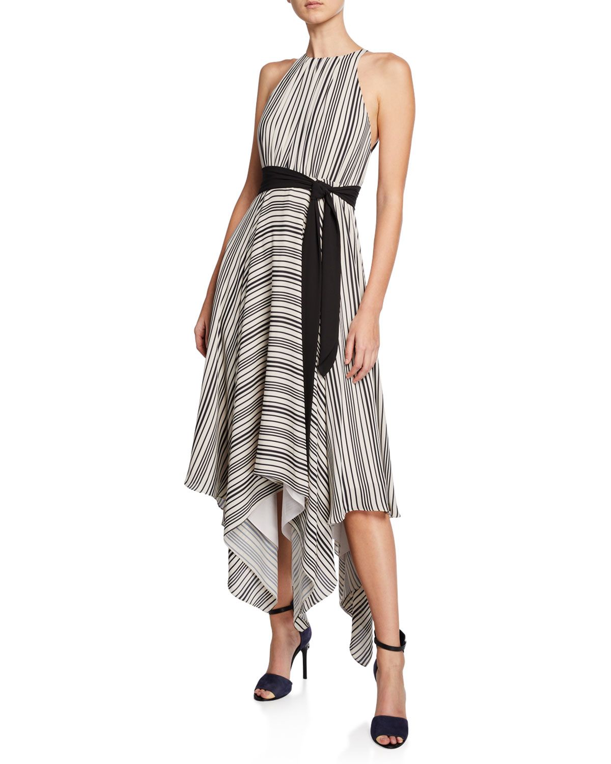 Halston heritage 2025 handkerchief dress