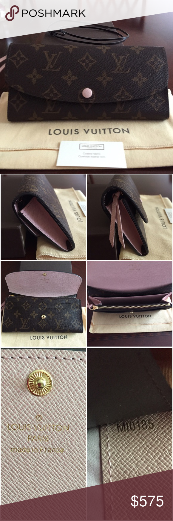 🌹SOLD🌹Authentic Louis Vuitton Emile Wallet | Louis vuitton emilie wallet, Louis vuitton, Authentic louis vuitton