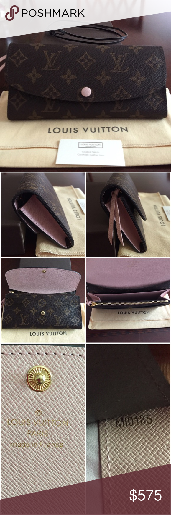 🌹SOLD🌹Authentic Louis Vuitton Emile Wallet  Louis vuitton, Louis vuitton  emilie wallet, Authentic louis vuitton