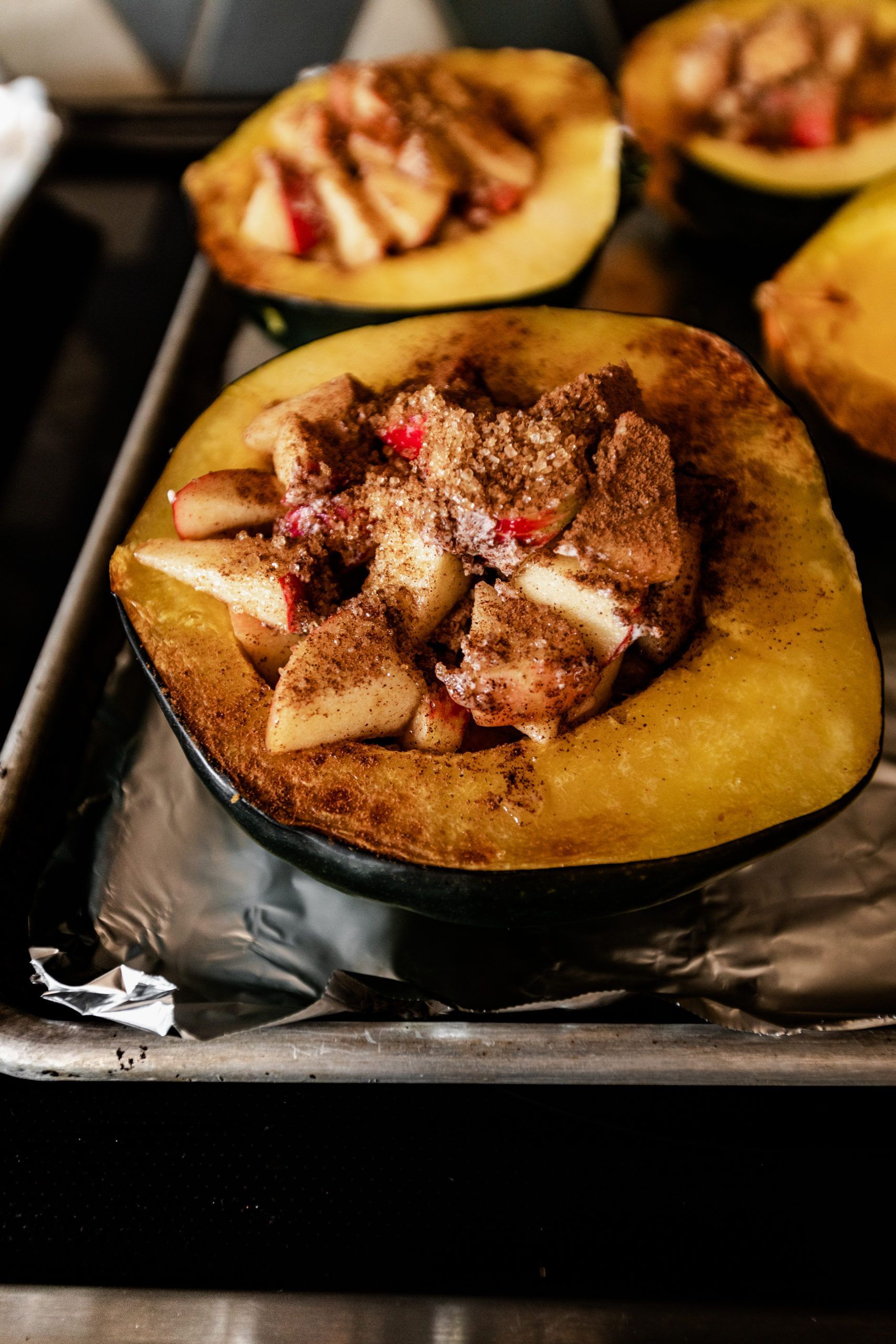 acorn squash Unique Fall Recipes, Acorn Squash Recipes, Winter Squash, Cinnamon Apples, Gluten Free Vegetarian, Quick Meals, Fast Food, Comfort Food, Side Dishes