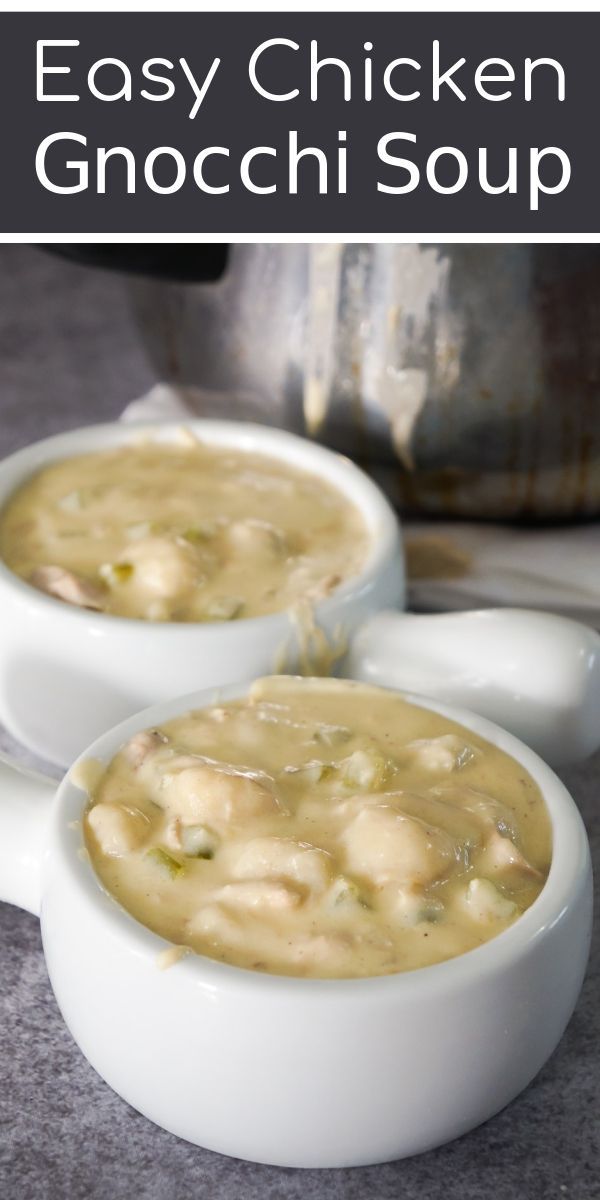 Easy Chicken Gnocchi Soup Made With Shredded Rotisserie