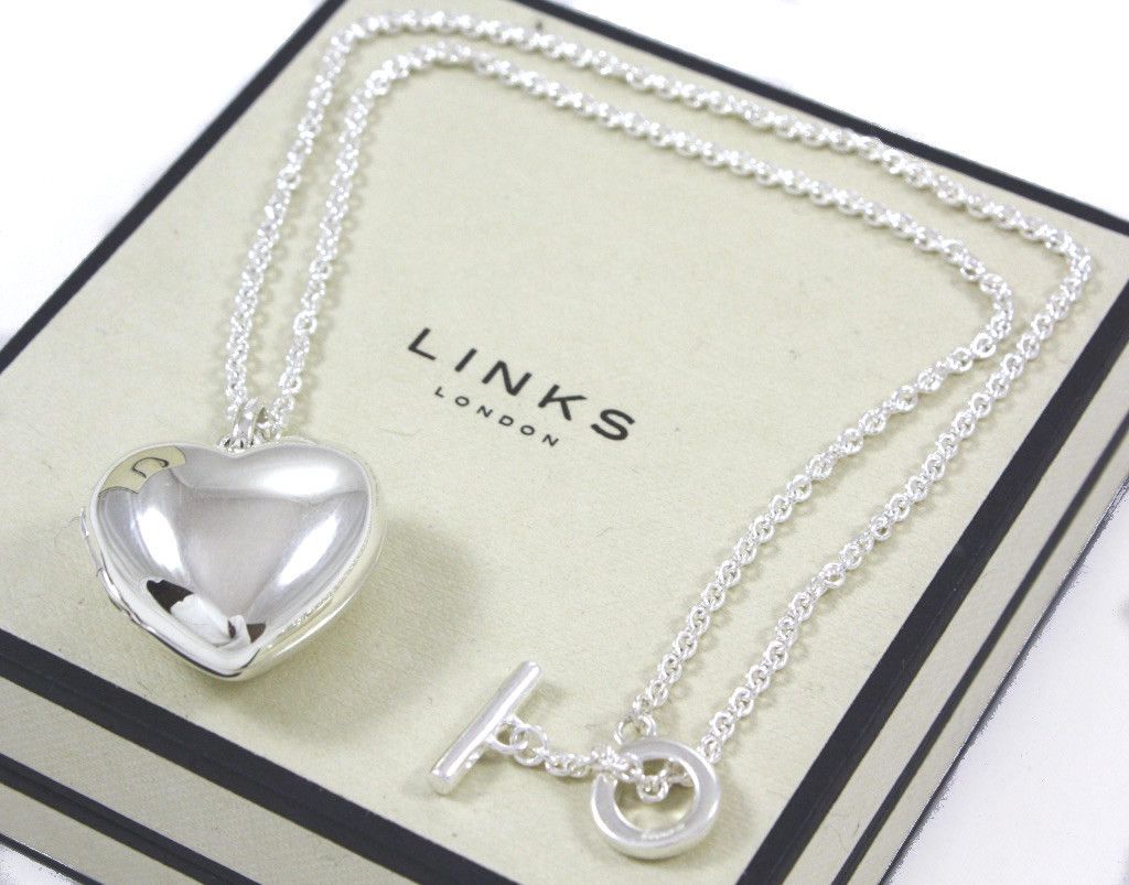 Sterling Silver Heart Locket Pendant On T Bar Necklace Lush Labels Sterling Silver Heart Locket Pendant On T Bar Necklace Lush Labels Ifypicks Links Of Londonheart