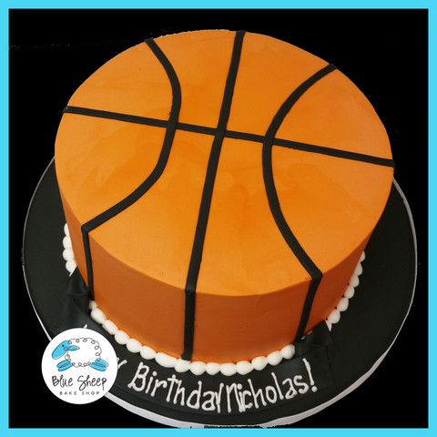Classic Buttercream Cakes Basketball Birthday Cake Basketball Cake Basketball Birthday