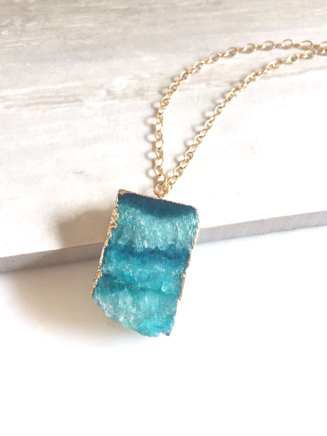 geode jewelry druzy necklace tassel necklace raw crystal jewelry gemstone jewelry, gemstone necklace boho jewelry geode necklace