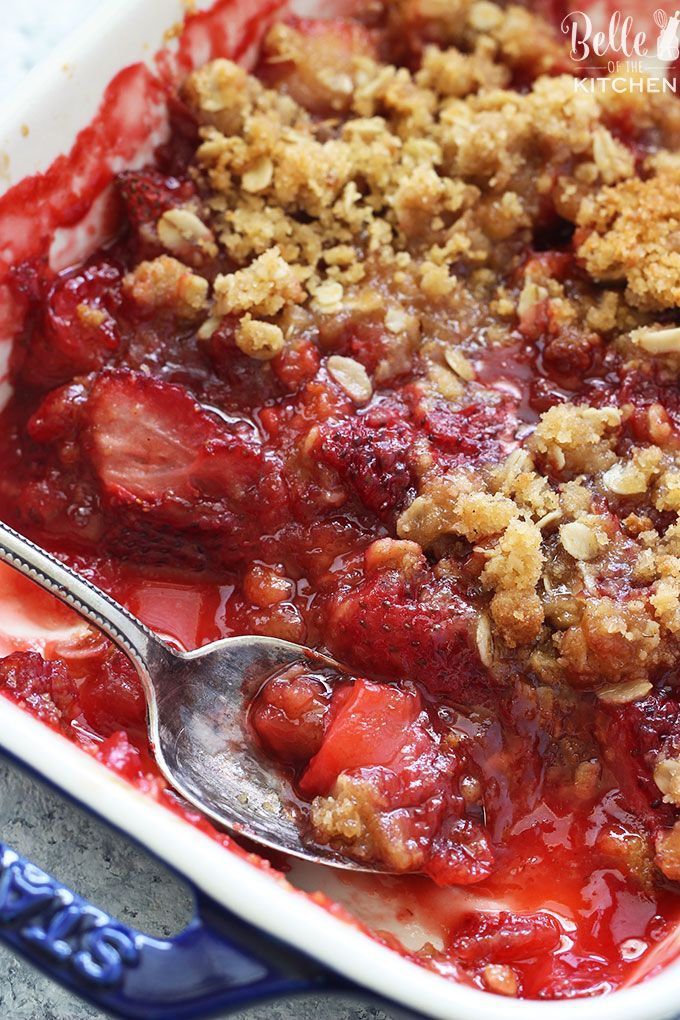 Strawberry Crisp Recipe Das beste Sommerdessert