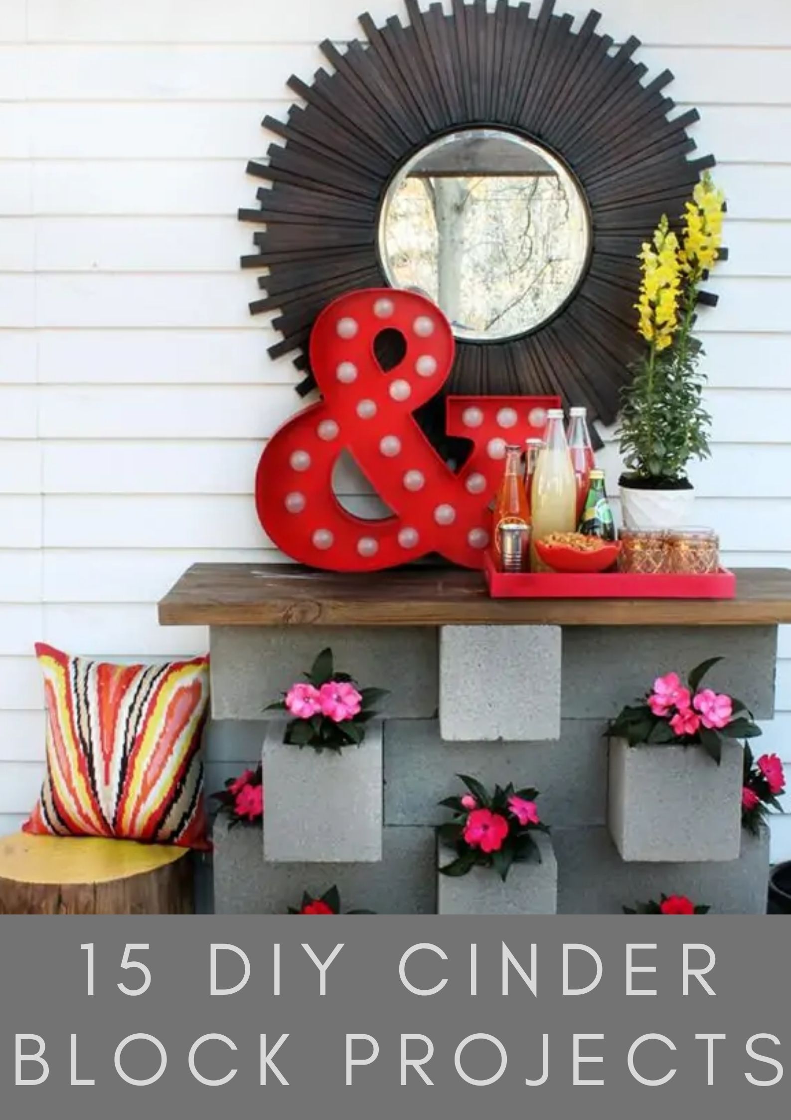 15 DIY Cinder Block Projects