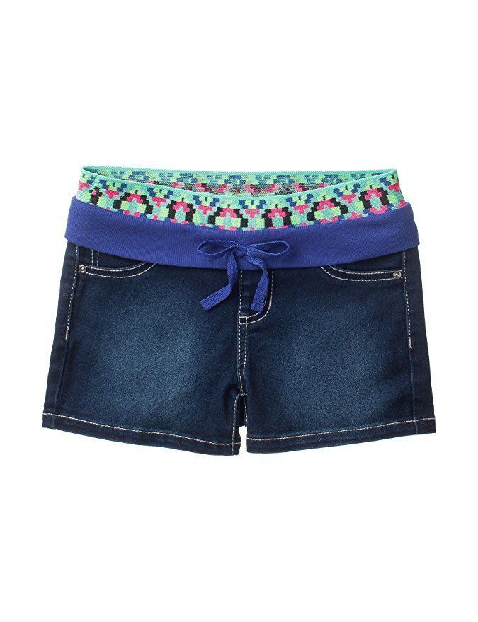 Etecredpow Girls Casual Print Cute Beach Cotton Loose Short