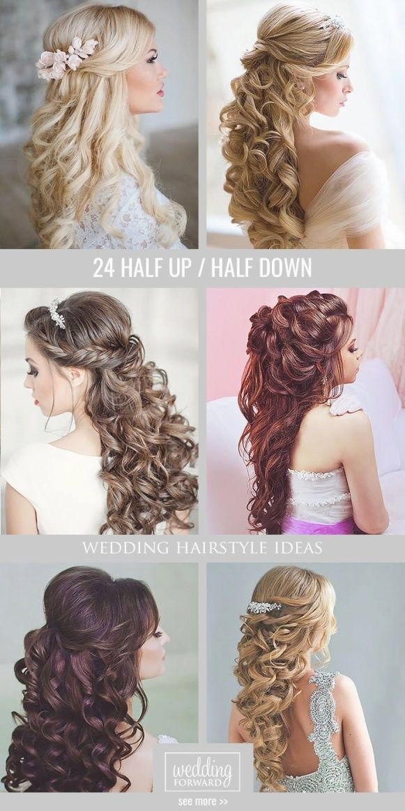 Wedding Guest Hair Half Up Do Hair Styles Long Hair Styles Hair Beauty