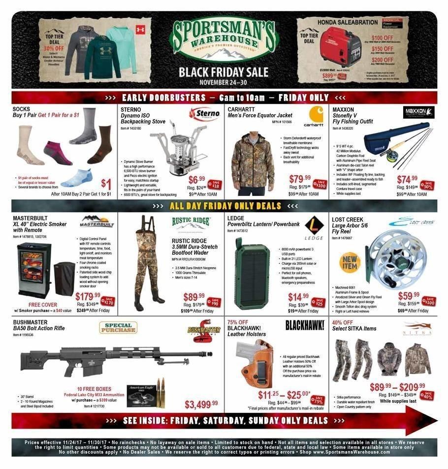 Sportsman S Warehouse 2020 Black Friday Ad Black Friday Ads Black Friday Sportsman