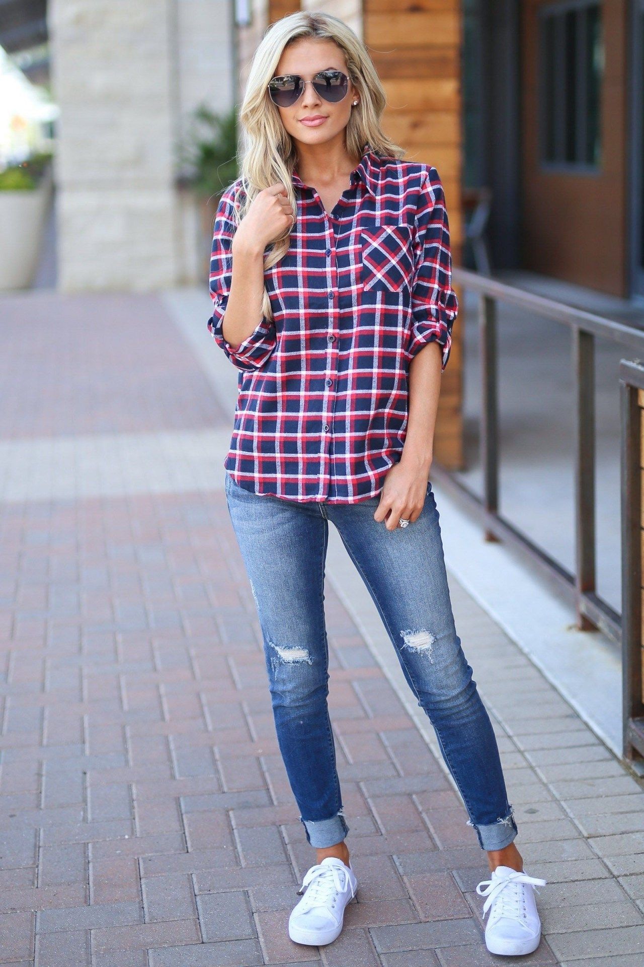 Cute Spring Outfit Idea With Sneakers 20 Cute spring