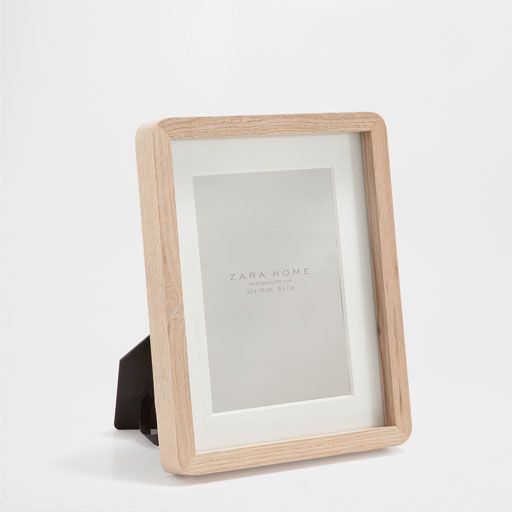 Natural Wooden Frame Zara Home Natural Wood Frames Frame Decor