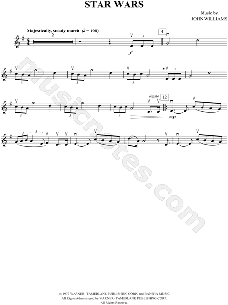 star war music free download Star wars medley sheet music for violin download free in pdf or midi.