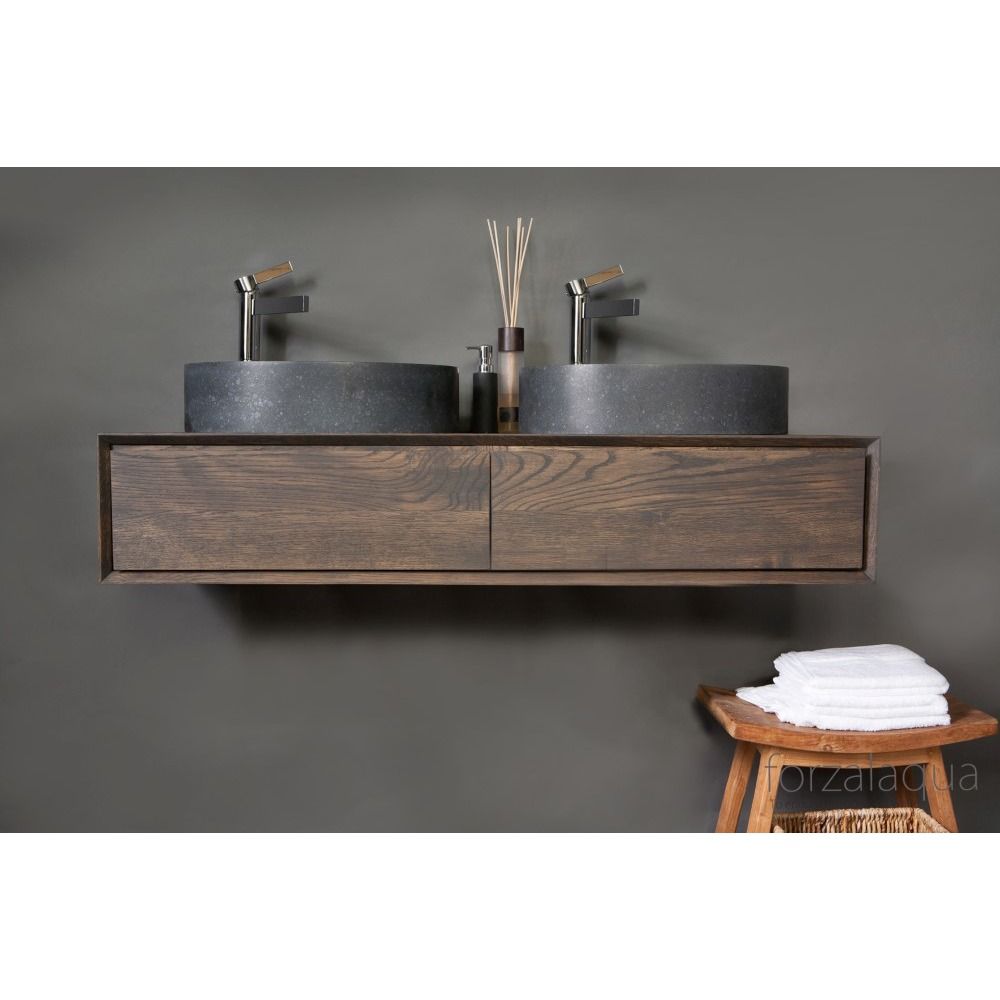 Forzalaqua Firenze waskom Ovaal 35x50x12 Graniet type G684 ...