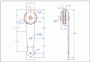 Arrow Sliding Standard Double Track Barn Door Hardware Kit