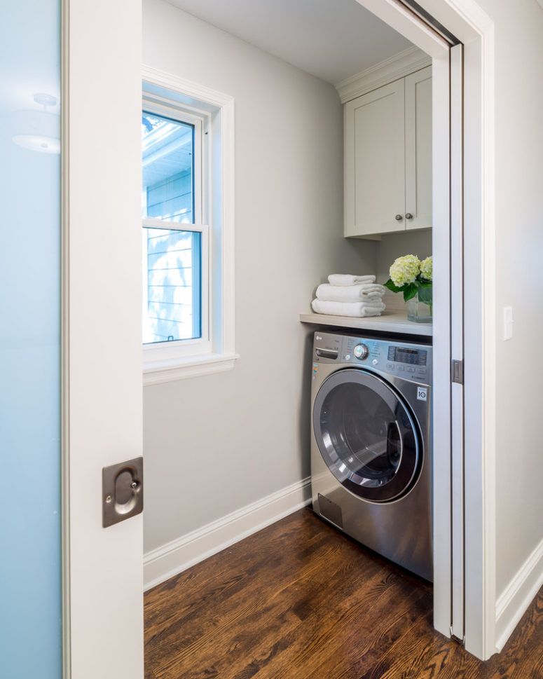 creative ways to hide a washing machine in a bathroom ... creative ways to hide a washing machine in a bathroom ... on Small Space Small Bathroom Ideas With Washing Machine id=81267