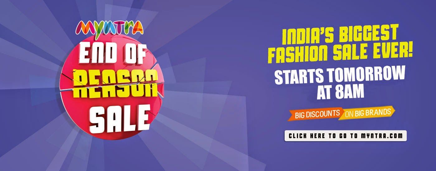 Myntra Coupons & Offers: Flat 70% OFF + ?1000 OFF (July 2018) Myntra