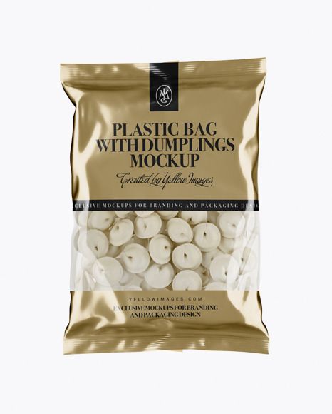 Download Clear Plastic Bag With Dumplings & Metallic... | Free psd mockups templates, Mockup free psd ...