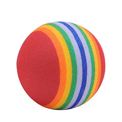 fosinz eco friendly cat toy ball small dog ball colorful check out the image by visiting the link it is amazon affiliate l dog toy ball dog ball cat toys