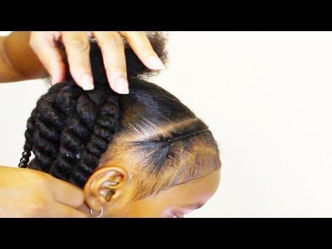 Rubberband Ponytail If Viewing Follow Curlyyxtayy Son With Images Girls Natural Hairstyles Curly Hair Styles Naturally Natural Hair Bun Styles