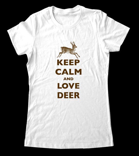I Love Heart Deer T-Shirt