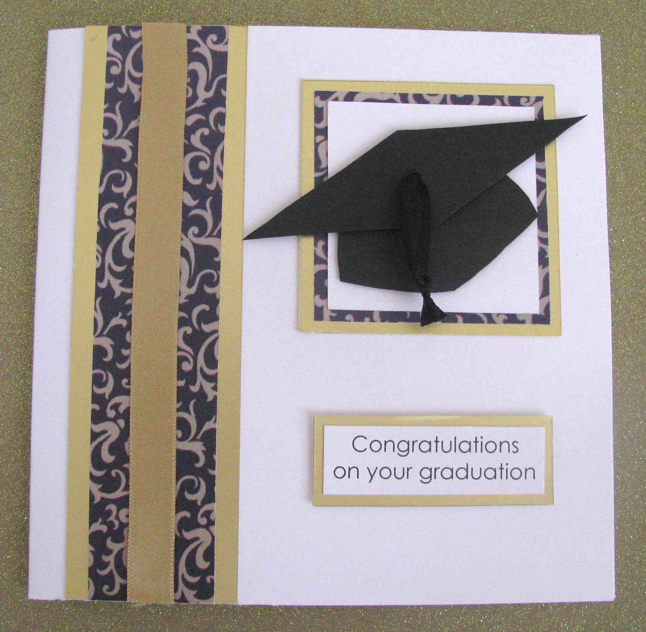 Homemade Congratulations Cards Bing Images Handmade Cards Ideas a-blue-and-white-card-with-a-flower-on-the-front-congratulations