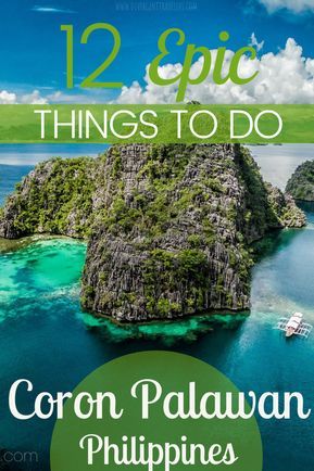 12 epic things to do in Coron Palawan Philippines - The town center of #Coron is quite small, known in just a few hours walking and there is not much to do there. The main attractions of Coron are its amazing tours of the islands and beaches of the region, which there are many. Discover the top things to do in Coron #Palawan #Philippines #TravelGuide #TravelTips #PlanyourTrip #Thingstodo #CoronPhilippines #VacationGuide #VacationIdeas Coron Palawan Philippines, Palawan Island, Philippines Travel, Asia Travel Guide, Southeast Asia Travel, Travel Guides, Travel Tips, Ultimate Travel, Plan Your Trip