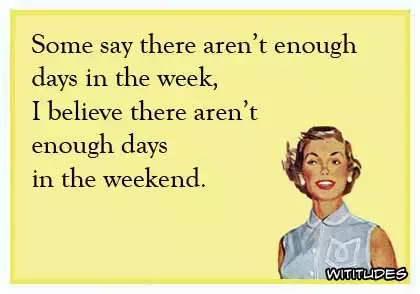 Weekend ecard