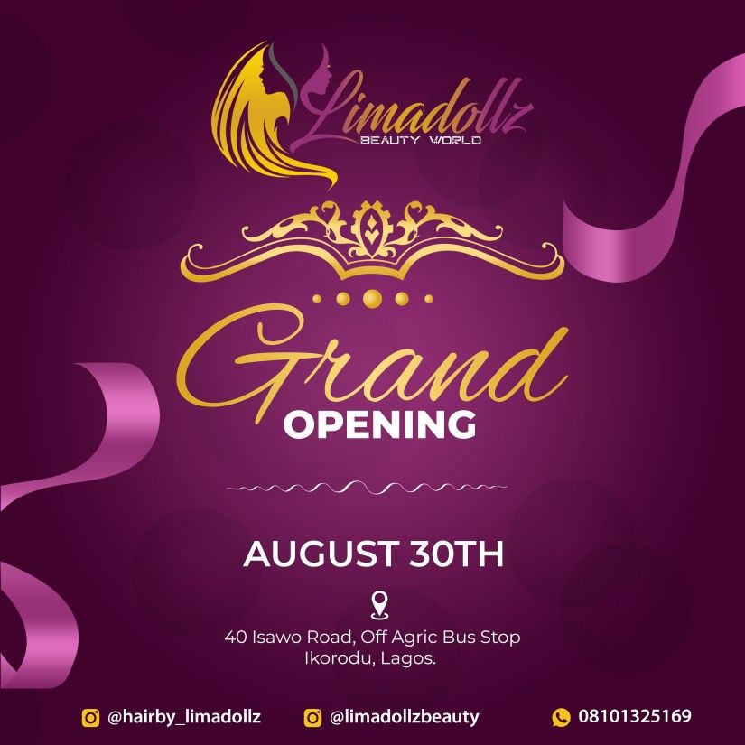 limadollz beauty world flyer design flyer grand opening limadollz beauty world flyer design flyer grand opening