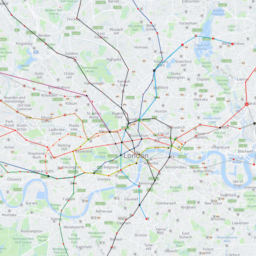 using big data to map a citys heartbeat the pulse of londons tube network has been determined by a researcher at ucl