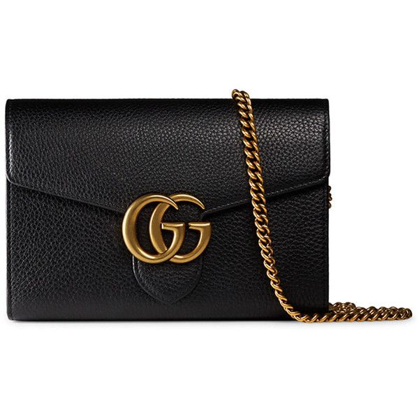 Gucci Interlocking GG Marmont Leather Wallet on Chain 93 765 INR