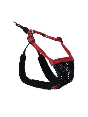 Sporn Small Non Pull Mesh Dog Harness Black Or Red Small Harness