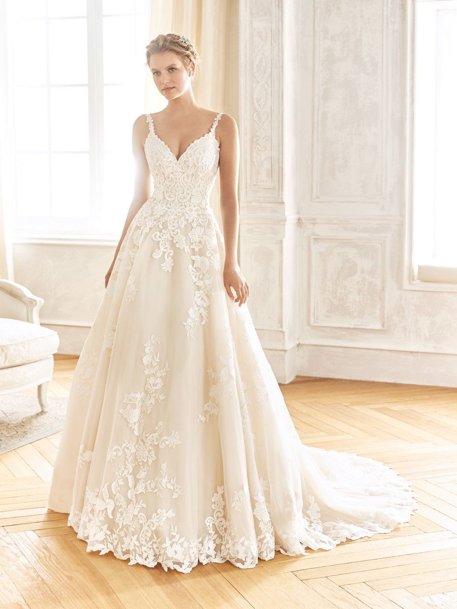 Romantic | Pronovias wedding dress, Wedding dresses, Elegant bridal gown