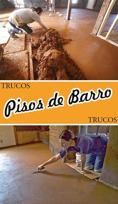 Pisos de Barro / Pisos de tierra #Pisos #Hogar #Construcción Rammed Earth Homes, Earthship Home, Cob House, Natural Building, Diy Home Improvement, Handmade Home, Woodworking Shop, Ideas Para, Architecture Design