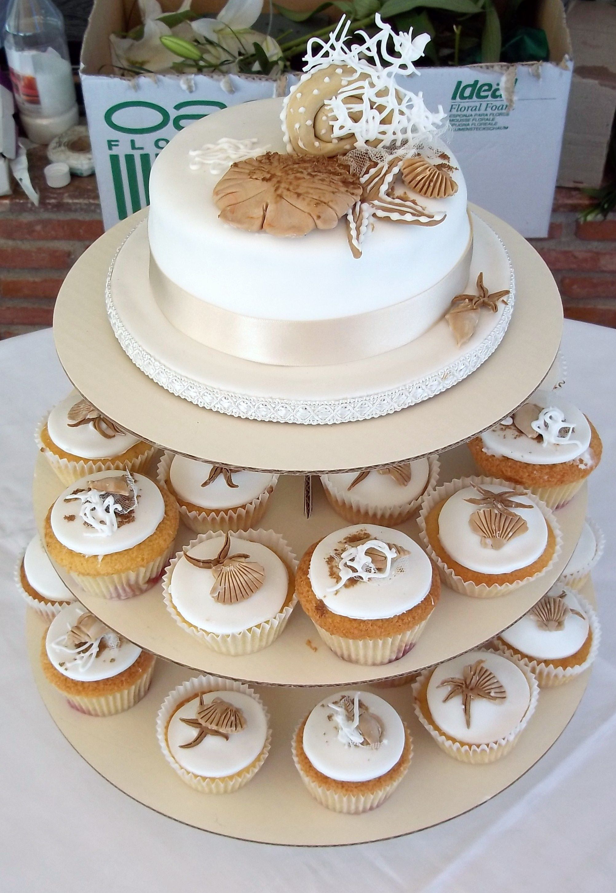 Edible Seashell Cake Decorations - English (Us) Edible Seashell Cake Decorations - English (Us)