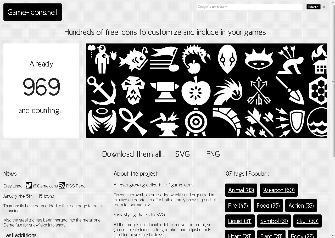 Download 969 Free Svg And Png Icons Easily Customizable For Games Or Apps Png Icons Free Icons Free Svg