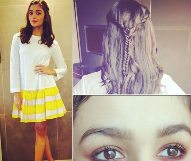 10 Surprisingly Easy And Chic Hairstyles Of Alia Bhatt You Should Definitely Try Side Ponytails, Side Braid Hairstyles, Chic Hairstyles, Alia Bhatt Hairstyles, Braided Bangs, Indian Wedding Photography Poses, Front Hair Styles, Hair Game, Easy Braids