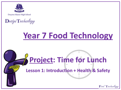 year 7 food sow booklet homework menu and ppts technology lesson middle school technology lesson homework menu teacher lessons