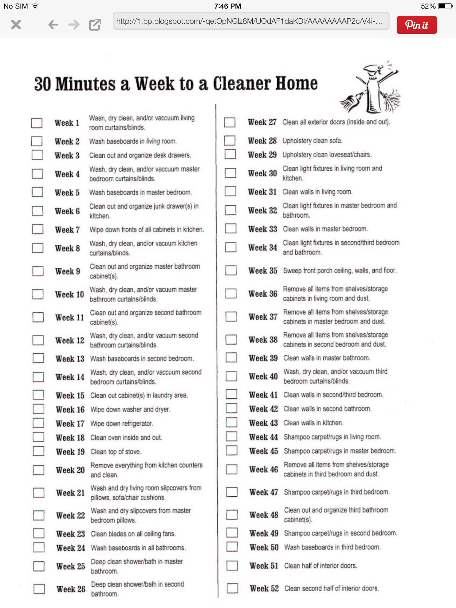 weekly deep clean schedule cleaning clean house schedule clean cleaning lists